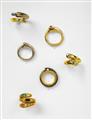 A iron, gold and diamond snake ring by Falko Marx, Cologne - image-2