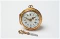 An 18k gold Louis XVI openface pocketwatch with verge escapement - image-1