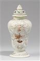 A rare Brunswick faience vase and cover - image-2