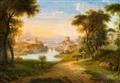 Hendrick Frans van Lint - Zwei Landschaften in Latium - image-1