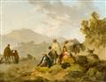 Julius Caesar Ibbetson - Wandervolk in Wales - ein Gemäldepaar - image-1