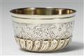 A small Augsburg silver gilt tumbler. Marks of Ulrich Jebenz, 1707 - 11. - image-1