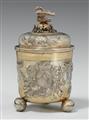 A Nuremberg parcel gilt silver beaker. Marks of Sigmund Bierfreund, ca. 1690. - image-1