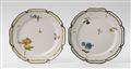 A pair of Stralsund faience plates - image-3