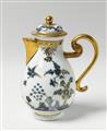 A Meissen coffeepot and cover with "hausmaler" gilt decor - image-1