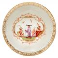 An early Meissen porcelain slop bowl with chinoiserie decor - image-3