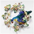 A Meissen porcelain wreath with a parrot as an allegory of spring - image-2