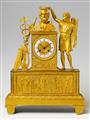 A Parisian Empire ormolu pendulum clock - image-1