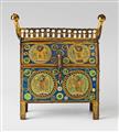A Limoges enamel reliquary casket with the martyrdom of Thomas Becket - image-2