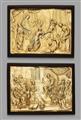 A pair of important Ulm silver gilt reliefs. Marks of Hans Georg Bauhoff, 3rd quarter 17th C. - image-1