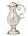 An important Reval parcel gilt silver communion jug made for the Barons von der Pahlen. Marks of Peter Polack, ca. 1678. - image-2