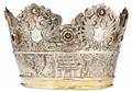 A Polish parcel gilt silver torah crown. - image-2