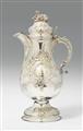 A large Hamburg silver partially gilt communion jug. Marks of David Thomas Hell, 1776. - image-1
