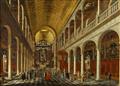 Jacobus Balthasar Peeters - Two Interiors of the Jesuit Church in Antwerp - image-1