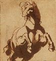 Jan de Bisschop - Five Small Studies of Horses - image-1