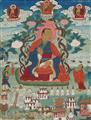Two Tibetan thangkas of Gopaka and Hva Shang. 20th centruy - image-2