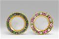 A pair of Berlin KPM porcelain plates from the service for Princess Louise - image-1