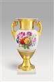 A pair of Berlin KPM porcelain vases with floral decor - image-1