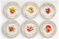A set of six Berlin KPM porcelain fruit plates - image-1
