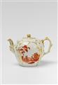 A Berlin KPM porcelain teapot with military scenes - image-1