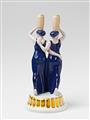 A Berlin KPM porcelain model of two Grecian ladies with vases - image-2