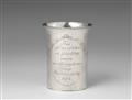 A rare Unna silver beaker commemorating the birthday of Frederick William III - image-1