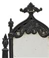 A pair of small cast iron table mirrors - image-2