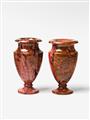A pair of Russian Neoclassical carved rhodonite vases - image-2