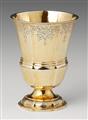 A Dresden silver gilt régence beaker - image-1
