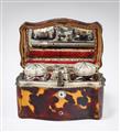 A miniature silver and tortoiseshell writing necessaire - image-2