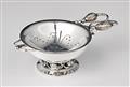 A Copenhagen silver tea strainer and dish, no. 2 - image-1
