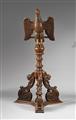 A rare large carved oak eagle lectern - image-2