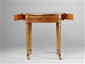 An oval work table by David Roentgen - image-2
