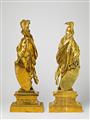 A pair of French gilt bronze statues of Mars and Minerva - image-2