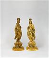 A pair of French gilt bronze statues of Mars and Minerva - image-3