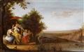 Cornelis Adamsz. Willaerts - Die Auffindung des Mose Jakob und Rahel am Brunnen - image-1