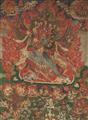 Thangka des Hayagriva yab-yum. Tibet. 18./19. Jh. - image-2