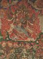 A Tibetan thangka of Hayagriva yab-yum. 18th/19th century - image-1