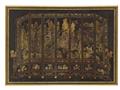 A large black lacquer panel. 19th century - image-2