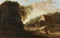 Gillis Neyts - Landscape with a Water Mill and Tower - image-1