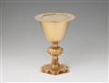 A German silver gilt chalice and patene - image-1