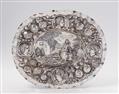 An Augsburg silver sideboard dish - image-2