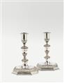 A rare pair of Emmerich silver candlesticks - image-1