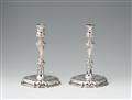 A pair of rare Varel silver candlesticks - image-1