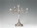 A Neoclassical silver candlestick - image-1