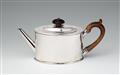 A London George III silver teapot - image-1
