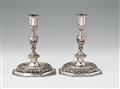 A pair of Aachen silver candlesticks - image-1