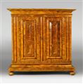 A Zuricher "wellenschrank" walnut veneer cabinet - image-1