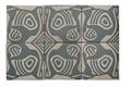 Six Jugendstil stoneware tiles - image-1