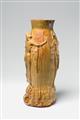 A figural brown glazed ceramic vase - image-1
